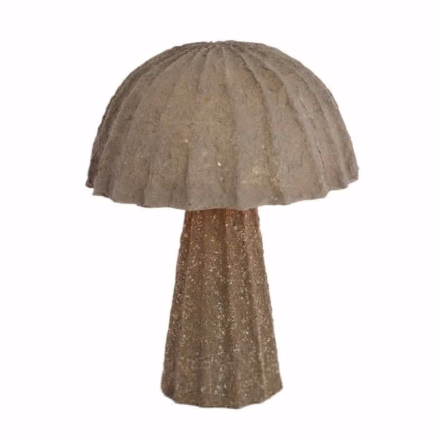 Light & Living Christio tafellamp ø36x48 cm textuur - donkergrijs