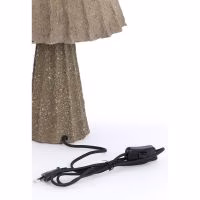 Light & Living Christio tafellamp ø36x48 cm textuur - donkergrijs