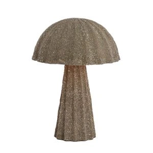 Light & Living Christio tafellamp ø29x37 cm textuur - donkergrijs