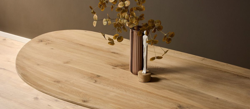 Houten eettafels