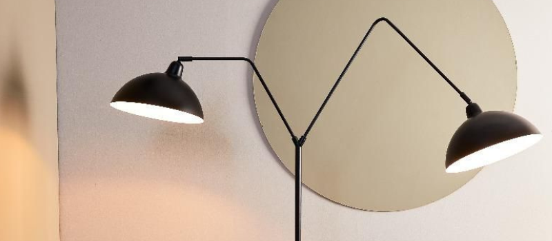 Zwarte vloerlampen