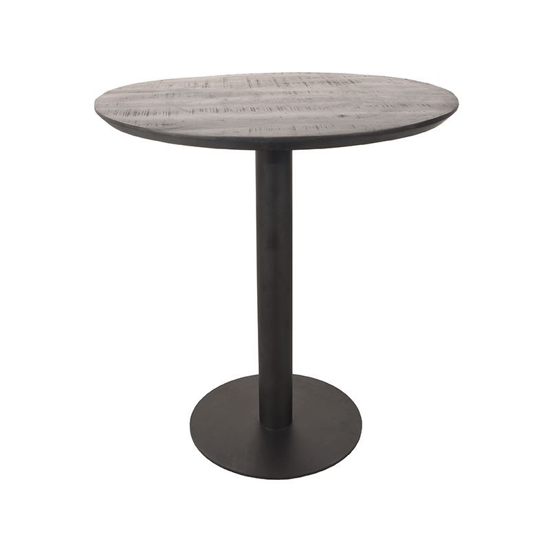 Label51 Restauranttafel Ø70x74 cm - sloppy edge - zwart