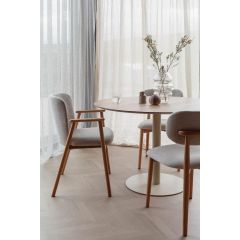 Puur Kyle eettafel ø110 cm - naturel/beige