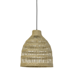 Sagar hanglamp Ø38x43 cm - zeegras/naturel