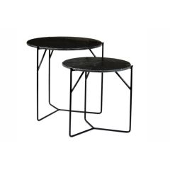 Oslo bijzettafel ovaal 160 cm - zwart