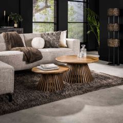 Odila ronde salontafel - set van 2 van het woonmerk Fraaai