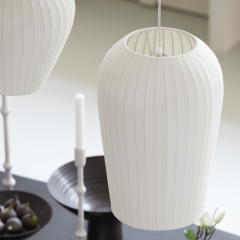 Axel hanglamp Ø25x37 cm wit van het woonmerk Light&Living
