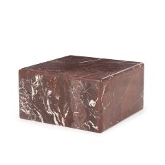Dice salontafel marmer - rood