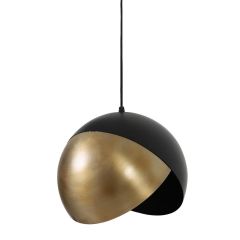 Namco hanglamp Ø30x25,5 cm - antiek brons-mat zwart