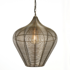 Alvaro hanglamp Ø36 cm metaal antiek brons van het woonmerk Light & Living