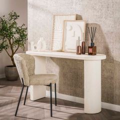 Katie kap/haltafel arch stone - marmer composiet