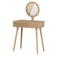 Soof hal/kaptafel naturel hout van het woonmerk Woood
