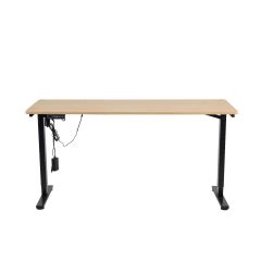 Verstelbaar bureau met verlichting - naturel