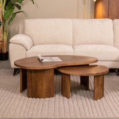 Timon salontafel mangohout 100 cm