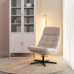 Alvar fauteuil bouclé - naturel