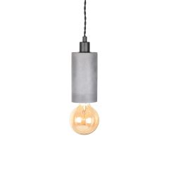 Fresco hanglamp 1L 8x8 cm beton grijs