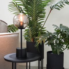 Fumo tafellamp 1L zwart 41 cm