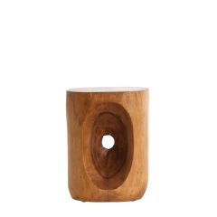 Morilo bijzettafel 35x29x46 cm hout - naturel