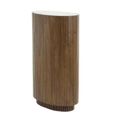 Dumosi zuil 60x35x100 cm hout - donkerbruin