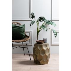 Kalan bijzettafel Ø37x42,5 cm - antiek goud