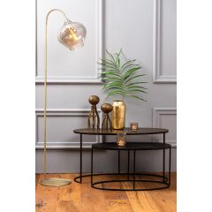 Paxson bijzettafel set van 2 - antiek brons