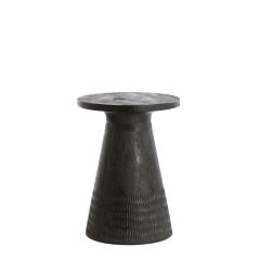 Paxos ronde bijzettafel Ø37 cm - mat zwart