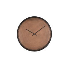 Alize klok Ø56 cm - koper/zwart