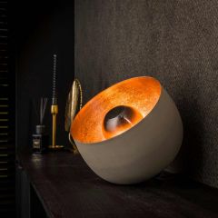 Tamika tafellamp Ø28 cm  - naturel grijs