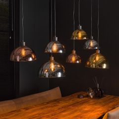 Coventry hanglamp 7L disk artic zwart van het woonmerk Fraaai