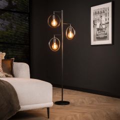 Caleb vloerlamp 3L metaal 155 cm van het woonmerk Fraaai