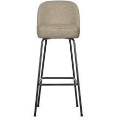 Vogue barstoel 80 cm boucle - beige