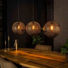 Nelson hanglamp 3L - Ø30 cm - zwart