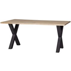 Combi-Tablo boomstam eiken 180x90 cm + Alkmaar poot
