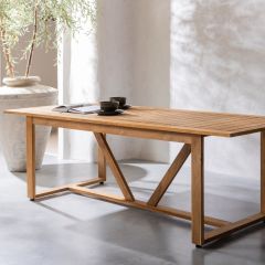 Beaver tuintafel teak - naturel