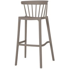 Bliss tuinbarstoel kunststof - taupe