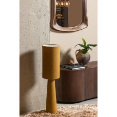 Loft vloerlamp metaal/bouclé 130xø30 cm