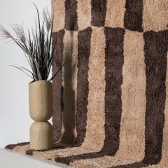Mosi vaas/plantenpot fiber clay 75xø25 cm - beige