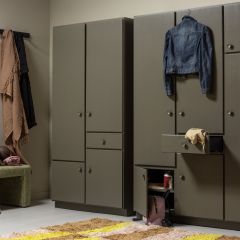Alfie kledingkast small 107 cm - grenen forest