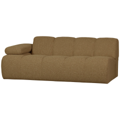 Mojo 2-zits met arm links bouclé