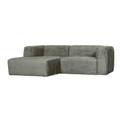 Bean chaise longue bank links structure velvet