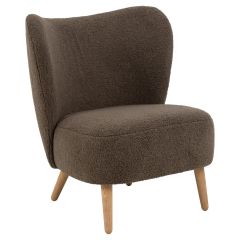 Nøra Don draaifauteuil | grijs metaal onderstel | stof Basel - beige