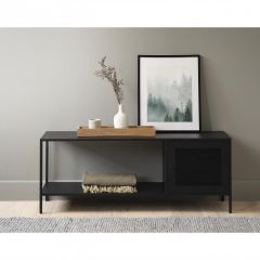 Sigurd metalen dressoir - 1 deur - 120 cm - zwart