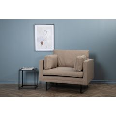 Kora fauteuil - bruin