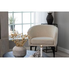 Liro fauteuil - teddy - wit