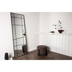 Giada rechthoekige spiegel - 67 x 193 cm - zwart