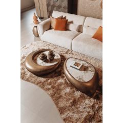 Tower Living Castello salontafel - 116 cm - brons