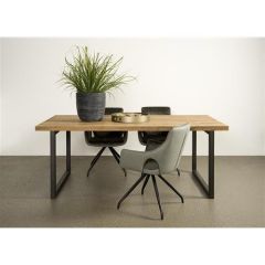 Lucca eettafel U-poot - 240 cm - naturel