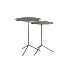 Pelarco bijzettafel set van 2 - antiek brons