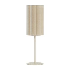 Fringe tafellamp Ø20x70 cm - naturel+crème