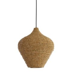 Kalenga hanglamp Ø36x41 cm - kralen naturel - OUTLET B
